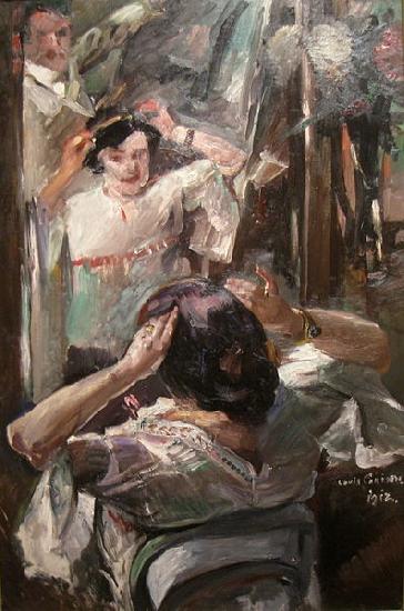 Lovis Corinth At the Mirror